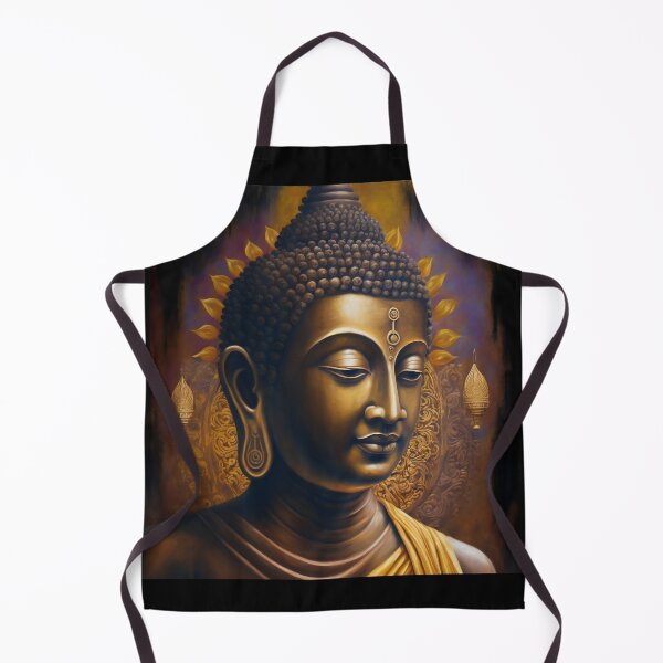 Item preview, Divine Serenity- God Buddha Portrait designed and sold by bharuarts.