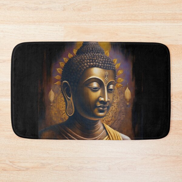 Item preview, Divine Serenity- God Buddha Portrait designed and sold by bharuarts.