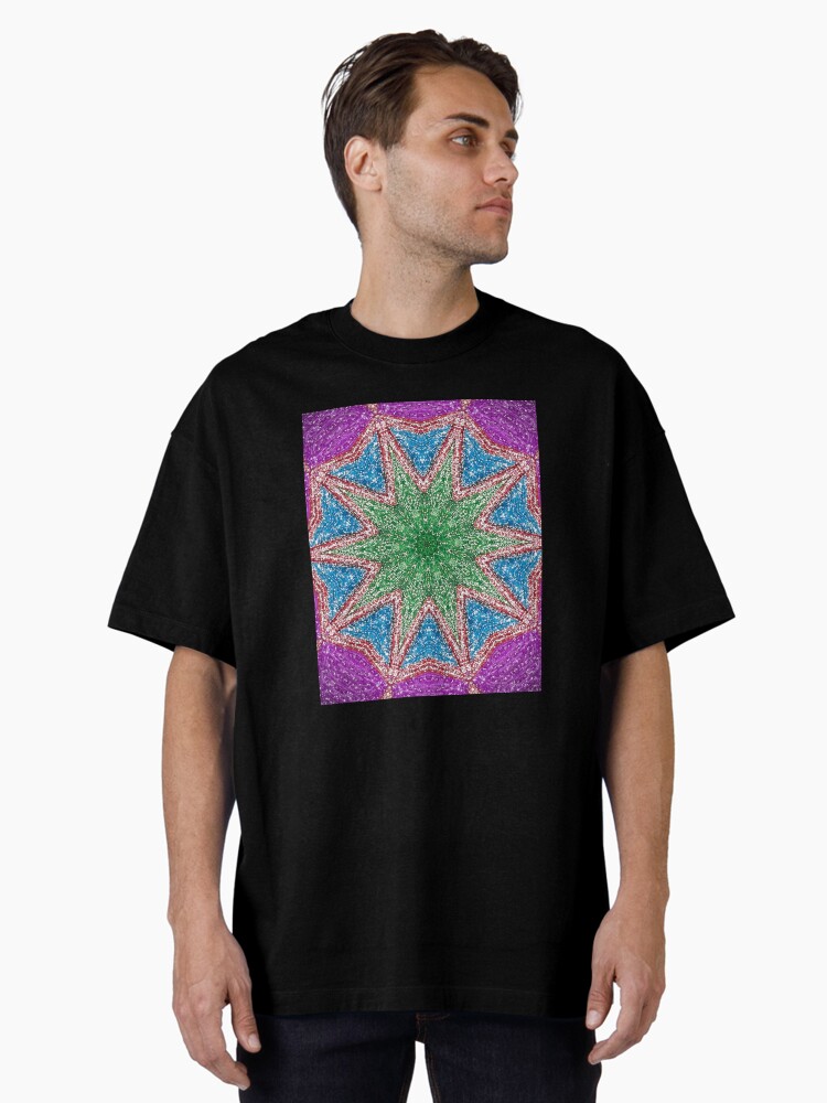 Thumbnail 2 of 7, Oversized T-Shirt, Caleidoscopio 2 designed and sold by OneDayArt.