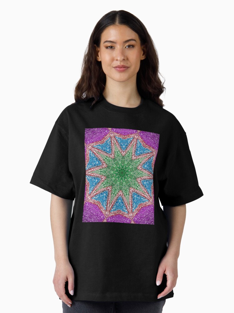 Thumbnail 1 of 7, Oversized T-Shirt, Caleidoscopio 2 designed and sold by OneDayArt.