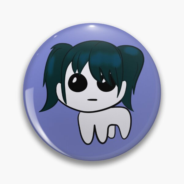 Item preview, Autism Creature Dark/Black Hair Pigtails with Bangs Fringe designed and sold by quirkycounselor.