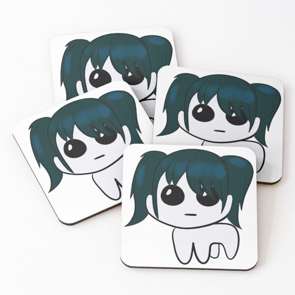 Item preview, Autism Creature Dark/Black Hair Pigtails with Bangs Fringe designed and sold by quirkycounselor.