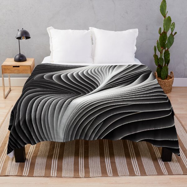 Aperçu de l'œuvre Flowing Soft Line Pattern Digital Painting créée et vendue par CodeAndColors.