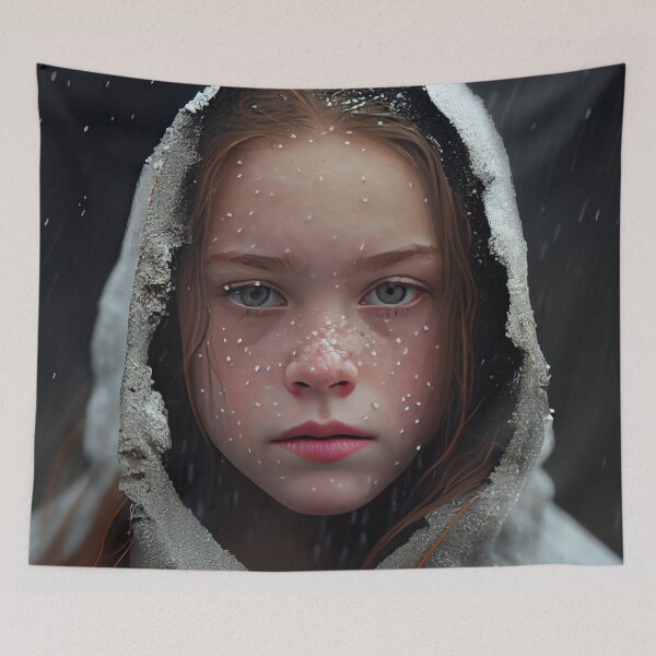 Item preview, The Inevitable Plaster Rain or Snow Digital Painting designed and sold by CodeAndColors.