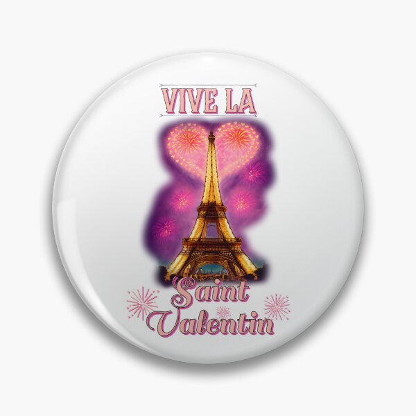Item preview, Vive la Saint Valentin, Valentines Day Romantic Design designed and sold by Ricardo Gutierrez.