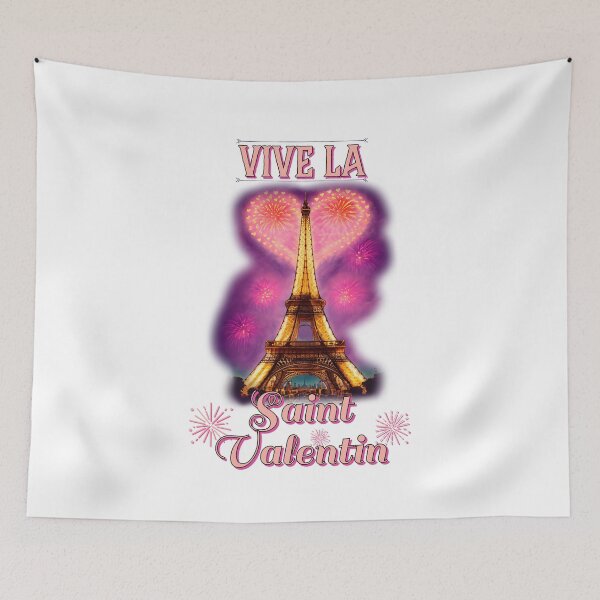 Item preview, Vive la Saint Valentin, Valentines Day Romantic Design designed and sold by Ricardo Gutierrez.