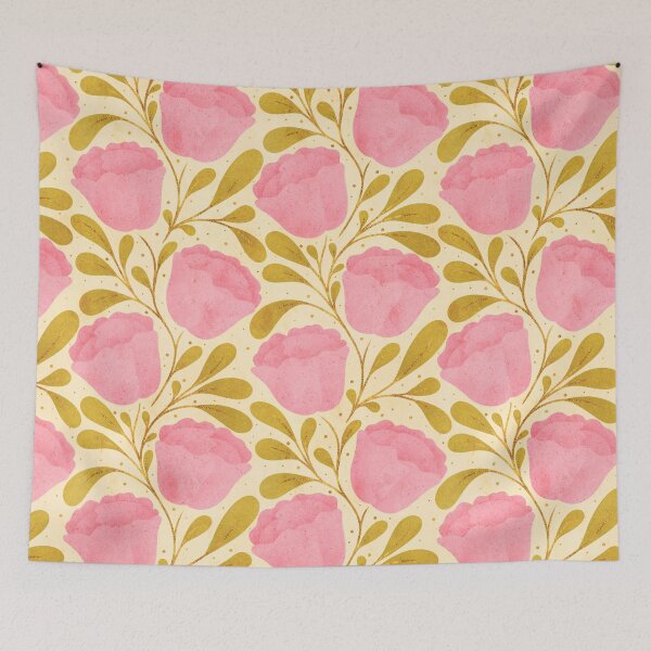 Item preview, Peony Floral Pattern designed and sold by RebeccaFlaherty.