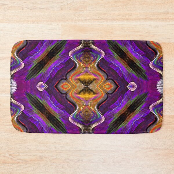 Item preview, fractal glass capacitor on purple designed and sold by effervescence.