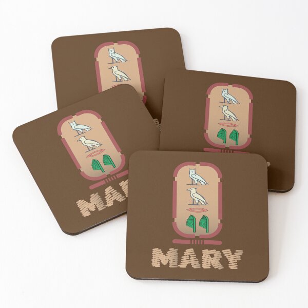 Artikelvorschau, MARY – amerikanische Namen in Hieroglyphenbuchstaben – MARY, Name in einem pharaonischen Khartouch – hieroglyphische pharaonische Namen entworfen und verkauft von Quotesgallery.