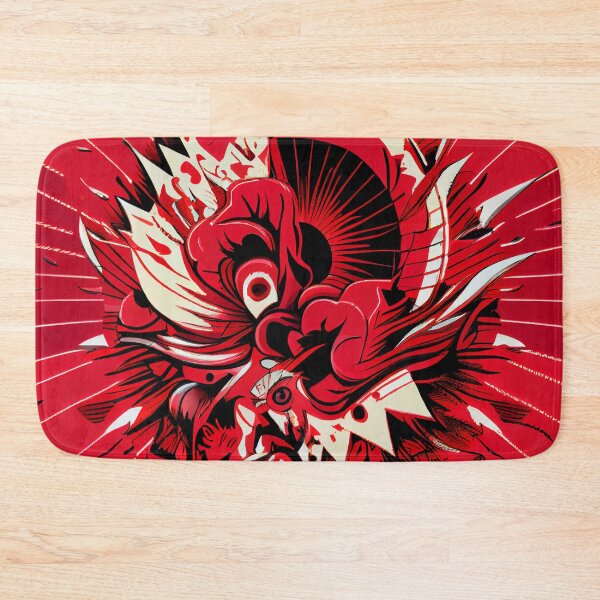Item preview, Grand Explosive Cartoon Red Transitional Pattern Digital Painting designed and sold by CodeAndColors.
