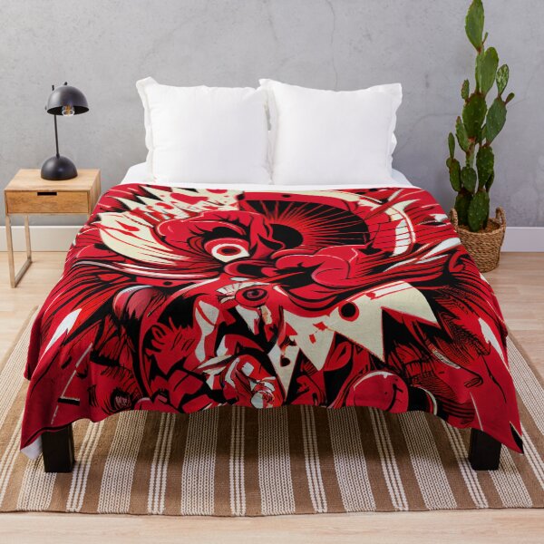 Item preview, Grand Explosive Cartoon Red Transitional Pattern Digital Painting designed and sold by CodeAndColors.