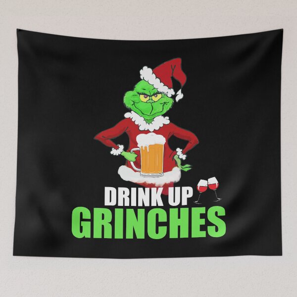 Item preview, Drink Up Grinches Funny Christmas T-Shirt designed and sold by zashev.
