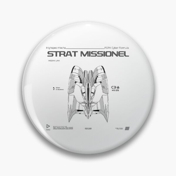 Item preview, Cyber Formula : Missink Link - Strat Missionel MS-3/B grayscale illustration with urban graphic design designed and sold by efiik.