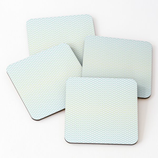 Item preview, Blue and green waves seamless pattern designed and sold by marufemia.
