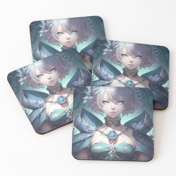 Item preview, A fantasy elf female bishop in a blue pastel dress designed and sold by PJGartui.