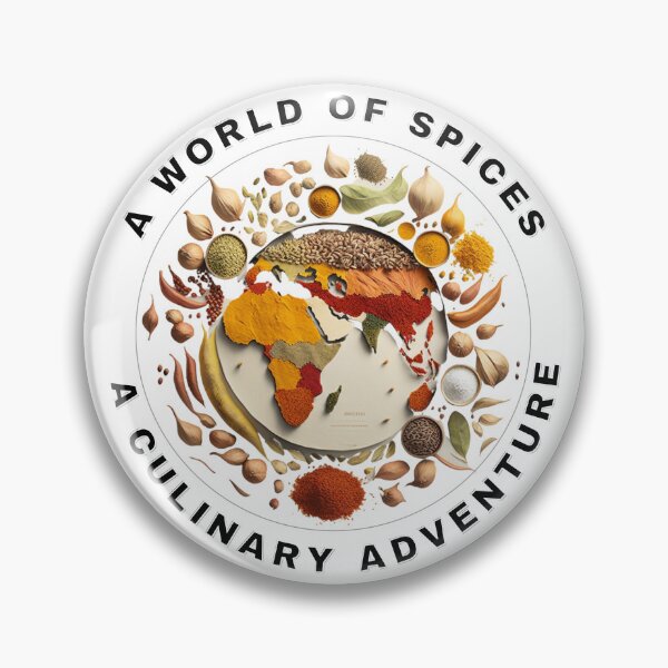 Item preview, A World Of Spices - A Culinary Adventure designed and sold by Mindful-Designs.