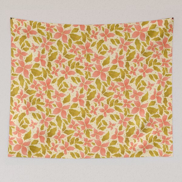 Item preview, Peachy Floral Pattern designed and sold by RebeccaFlaherty.