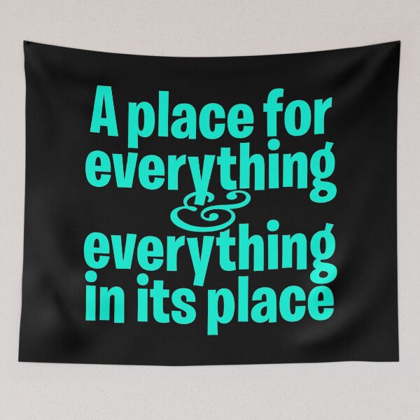 Item preview, A place for everything and everything in its place. v.8 designed and sold by x1brett.