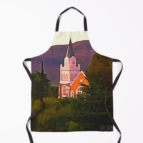 Item preview, Church Peeping through the Trees designed and sold by Reubens-Art.