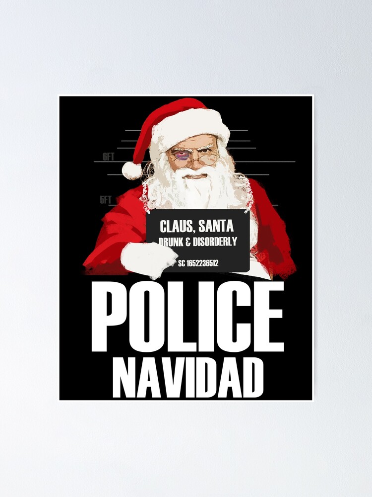 police christmas shirt