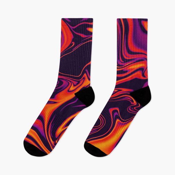 Item preview, Warm orange purple liquid fluid designed and sold by Quoppidou.