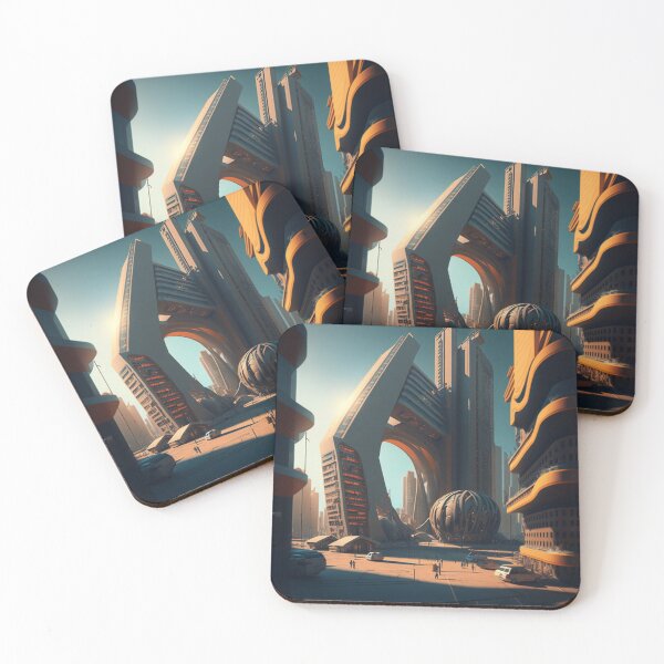 Item preview, Futuristic city designed and sold by GabrielMadrasse.