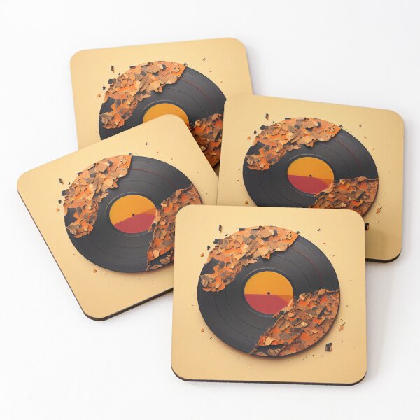 Item preview, Crumble Accent Record Digital Painting designed and sold by CodeAndColors.