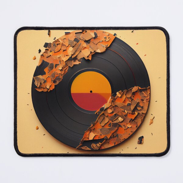 Item preview, Crumble Accent Record Digital Painting designed and sold by CodeAndColors.
