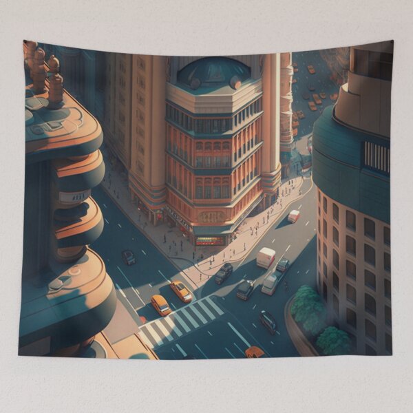 Item preview, Futuristic city designed and sold by GabrielMadrasse.