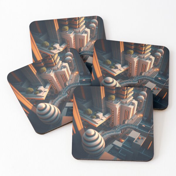 Item preview, Futuristic city designed and sold by GabrielMadrasse.