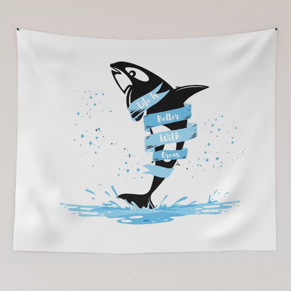 Item preview, Life Is Better With Orcas designed and sold by vaggleTown.
