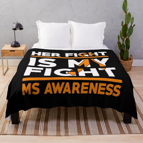 Item preview, Her Fight Is My Fight Multiple Sclerosis Awareness designed and sold by Adolfo114.
