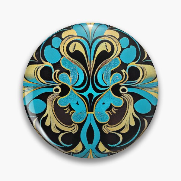 Item preview, Cartoon Detailed Soft Artistic Hollywood Regency Pattern Digital Painting designed and sold by CodeAndColors.