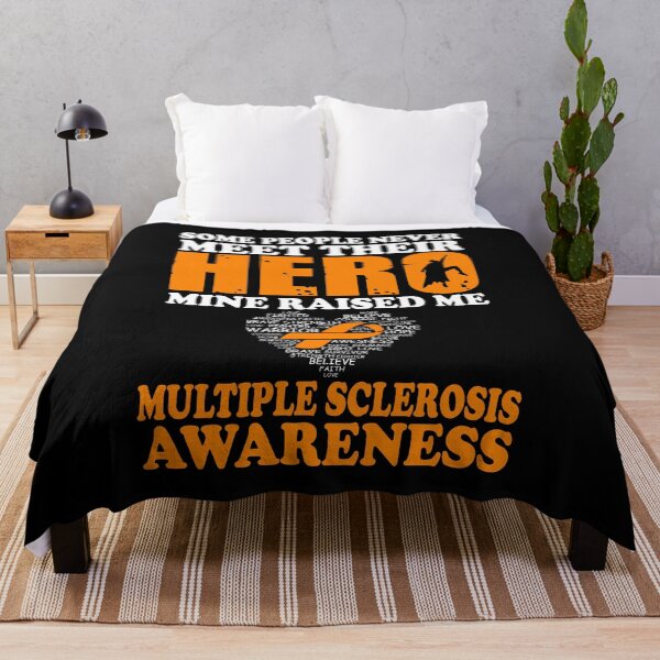 Item preview, Hero Mine Raised Me Multiple Sclerosis Awareness designed and sold by Adolfo114.