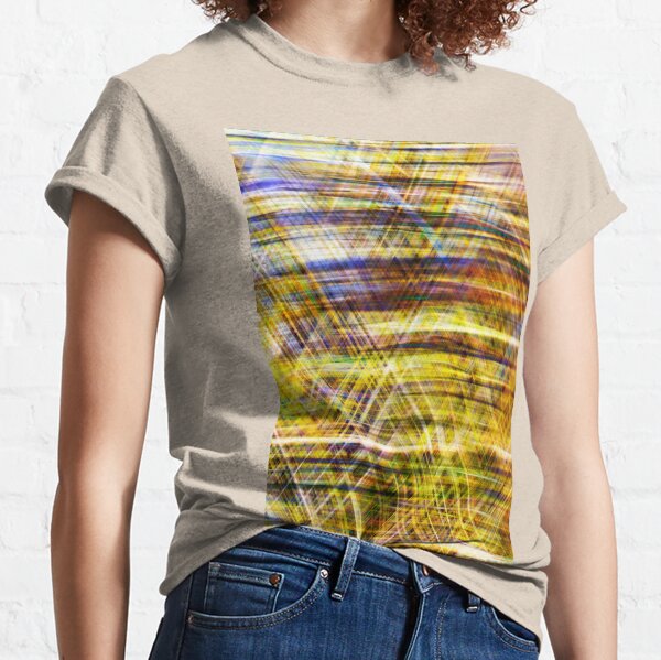 Sunny yellow diamond weaving Classic T-Shirt