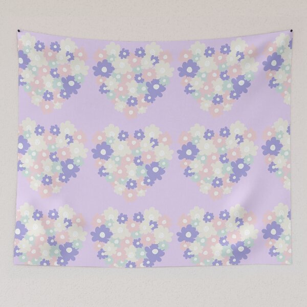 Item preview, Spring Heart pastels designed and sold by Claudia S. Design.