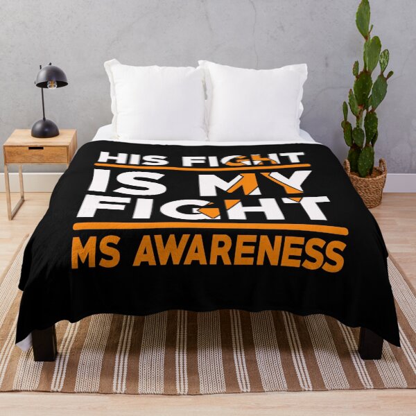 Item preview, His Fight Is My Fight Multiple Sclerosis Awareness designed and sold by Adolfo114.