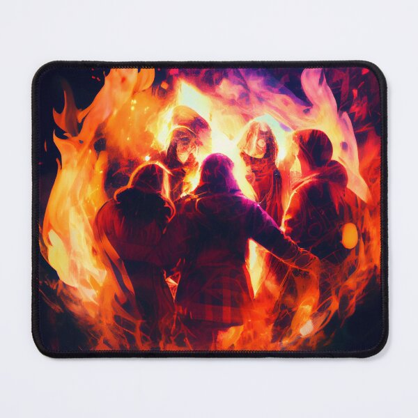 Item preview, Uniting in a Blaze of Cheer Digital Painting designed and sold by CodeAndColors.