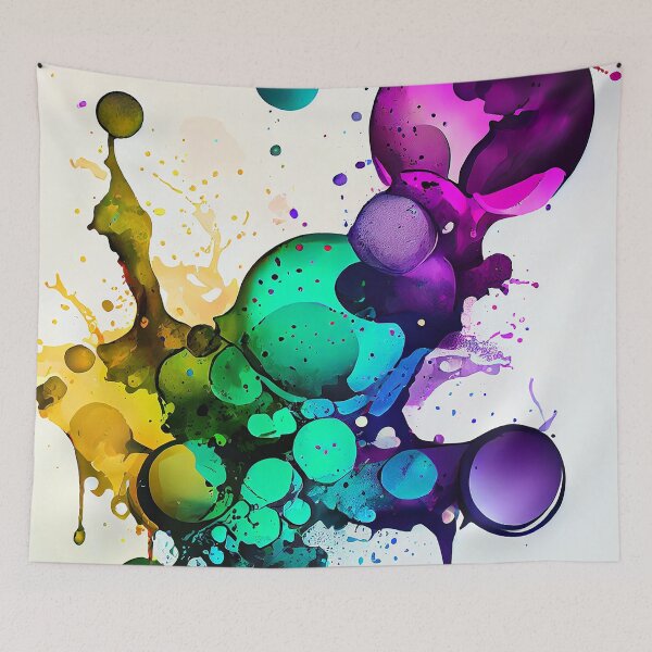Item preview, Alcohol ink bubbles  designed and sold by KammyArt.