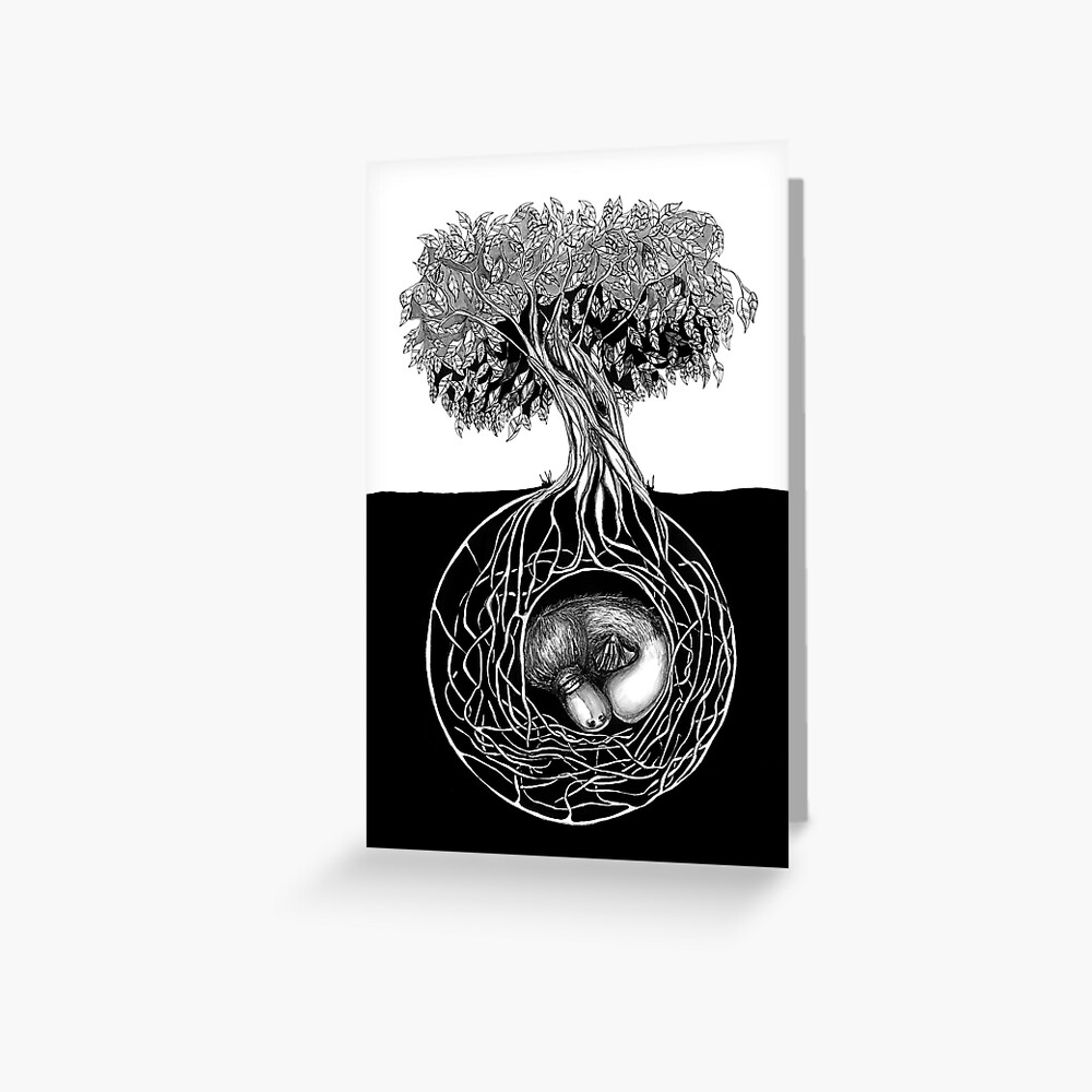 Platypus down under Greeting Card