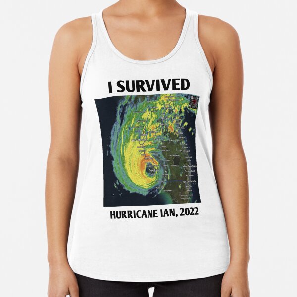 I survived Hurricane Ian 2022 Racerback Tank Top