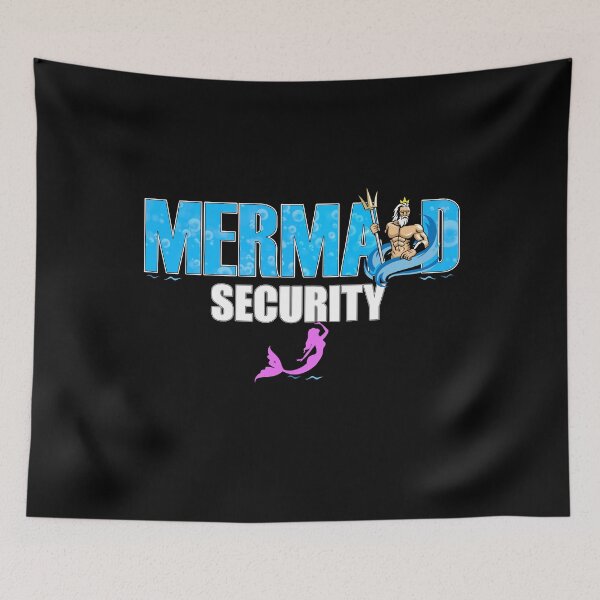Item preview, Mermaid Security Funny T-Shirt designed and sold by zashev.