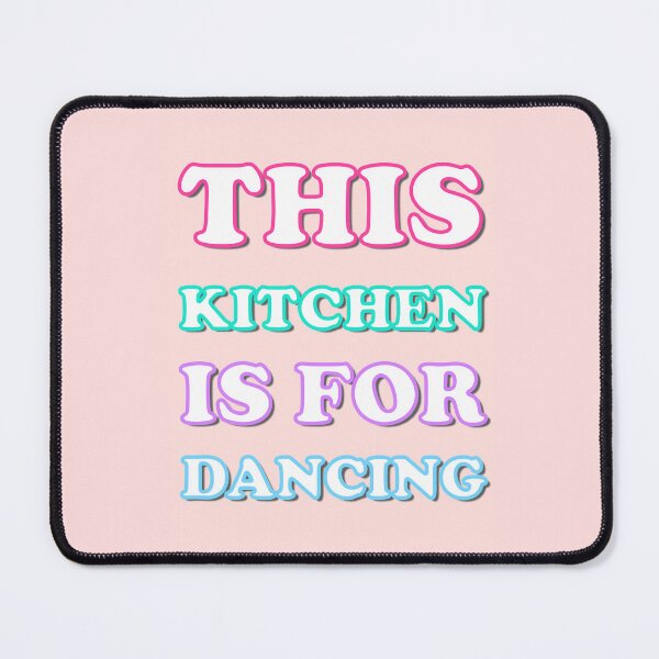 Item preview, This Kitchen Is For Dancing (Typographic Version) designed and sold by Adam Regester.