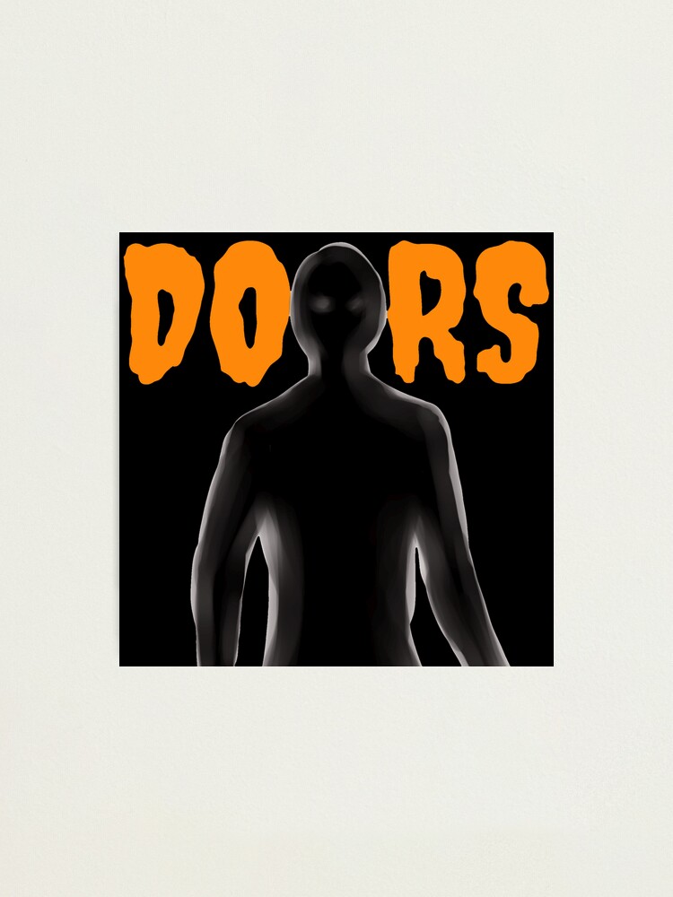 Fantastic sticker of Roblox doors game  Photographic Print for