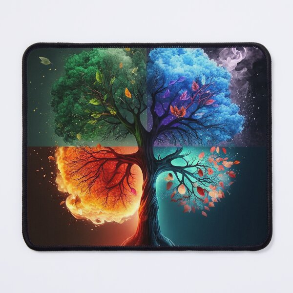 Item preview, Treelements - fire, water, earth, air designed and sold by MadeByDharma.