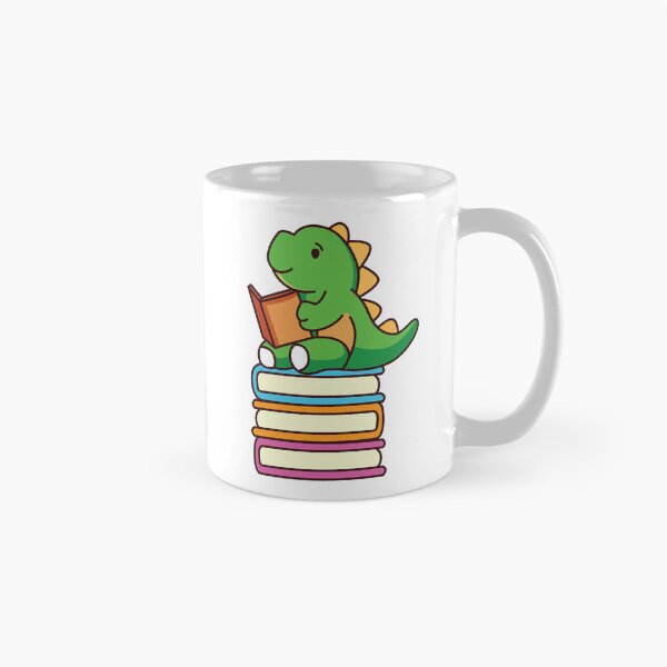 Item preview, Thesaurus Dinosaur - Cute Dinosaur Sit on the Book Stack designed and sold by KawaiiBombShop.