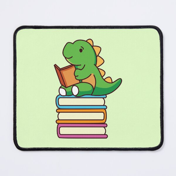Item preview, Thesaurus Dinosaur - Cute Dinosaur Sit on the Book Stack designed and sold by KawaiiBombShop.