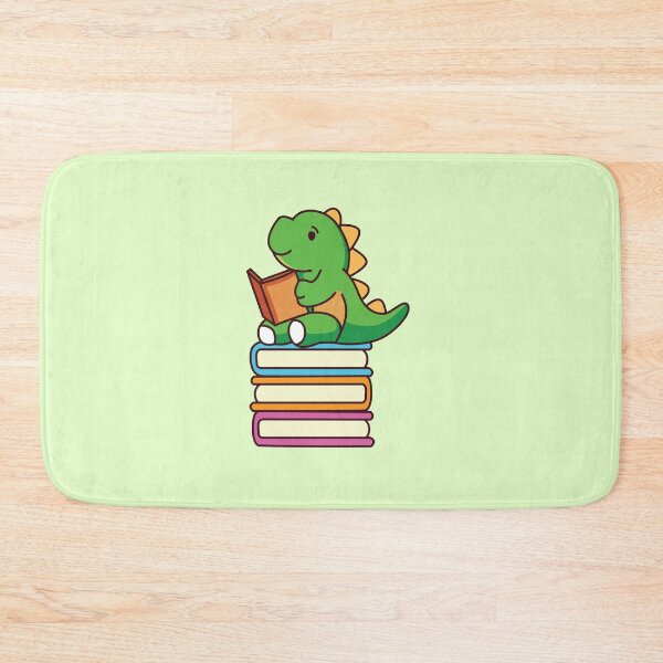 Item preview, Thesaurus Dinosaur - Cute Dinosaur Sit on the Book Stack designed and sold by KawaiiBombShop.