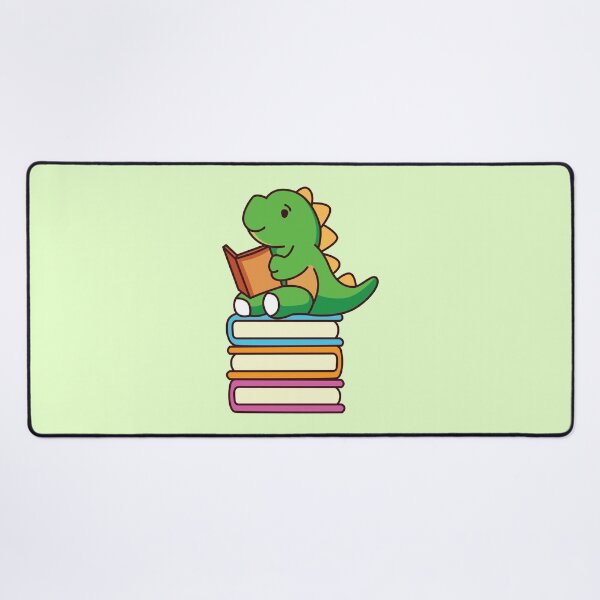 Item preview, Thesaurus Dinosaur - Cute Dinosaur Sit on the Book Stack designed and sold by KawaiiBombShop.