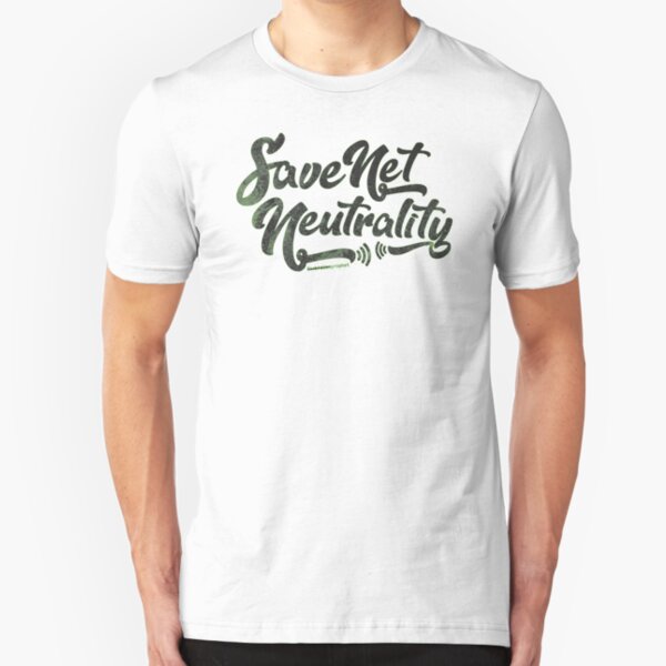 Save Net Neutrality Slim Fit T-Shirt